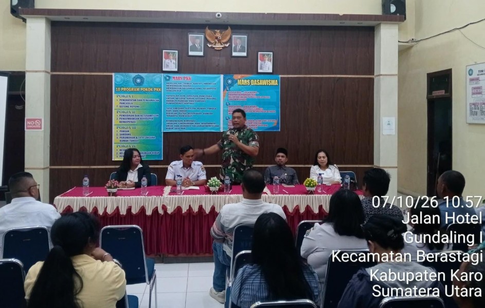 Sosialisasi Rekrutmen TNI AD, Danramil 04/SE Beri Pembekalan Kepada Kepala Desa Sekecamatan Merdeka