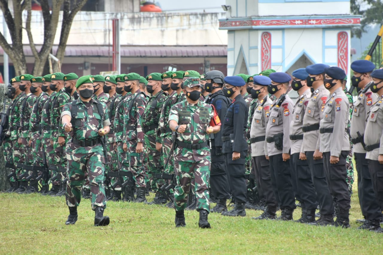 Pangdam I / BB Pimpin Apel Gelar Pasukan Pengamanan Kunjungan RI 1