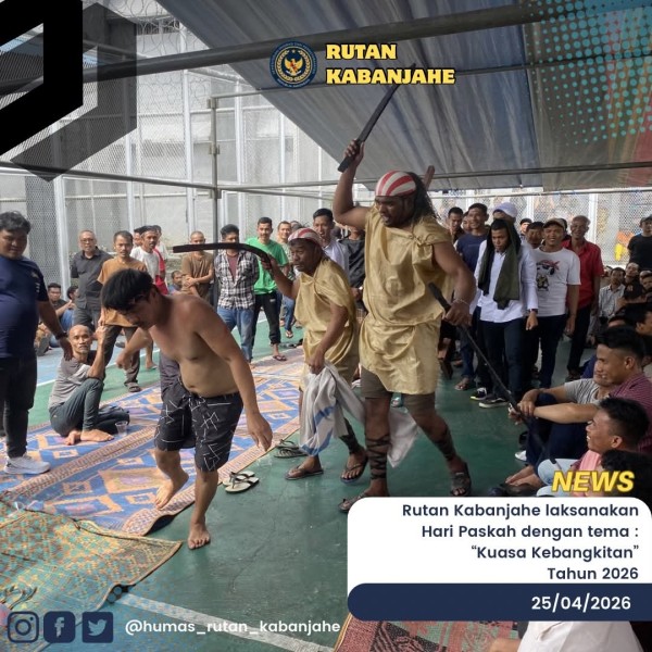 Rutan Kabanjahe Gelar Paskah Dengan Thema