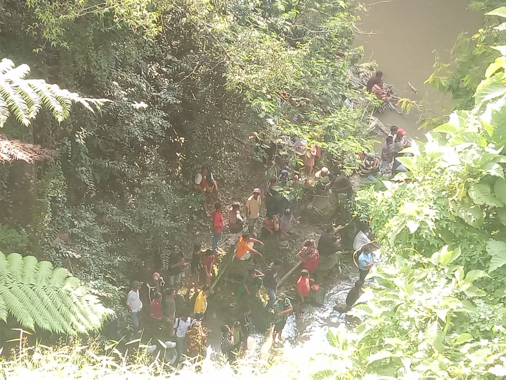 Sudah Dua Hari Lala Milala Belum Ditemukan di Sungai Lau Biang
