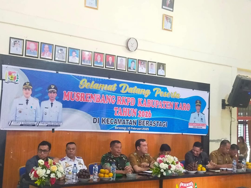 Musrenbang Tingkat Kecamatan Berastagi  Mengedepankan Program Yang Bermanfaat Untuk Masyarakat