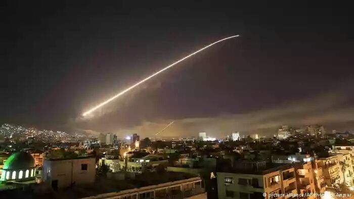 Damaskus Membara Akibat Serangan Udara