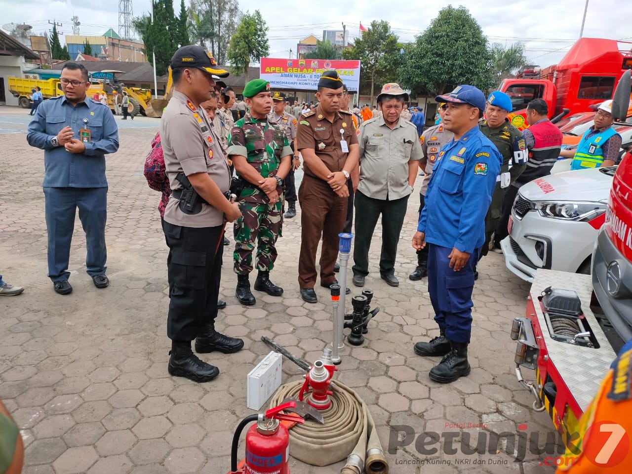 Terkait Penggulangan Bencana Alam, Polres Karo Gelar Apel Kesiapsiagaan Bencana Alam Nusa II