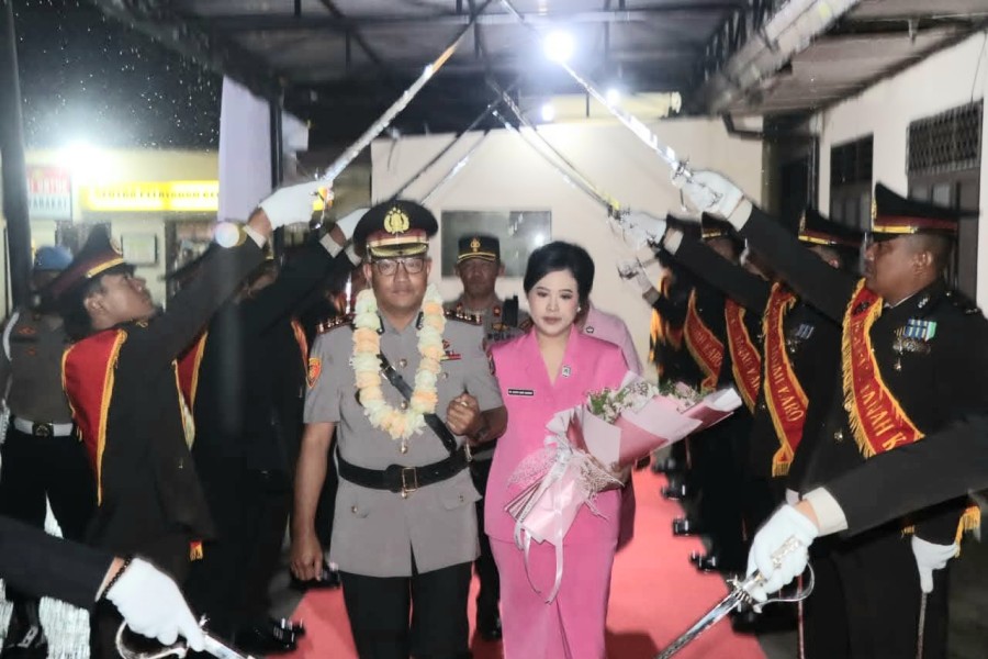 Kapolres Tanah Karo Resmi Dipimpin AKBP Pebribandi Haloho, AKBP Eko Geser Ke Polda Metro Jaya