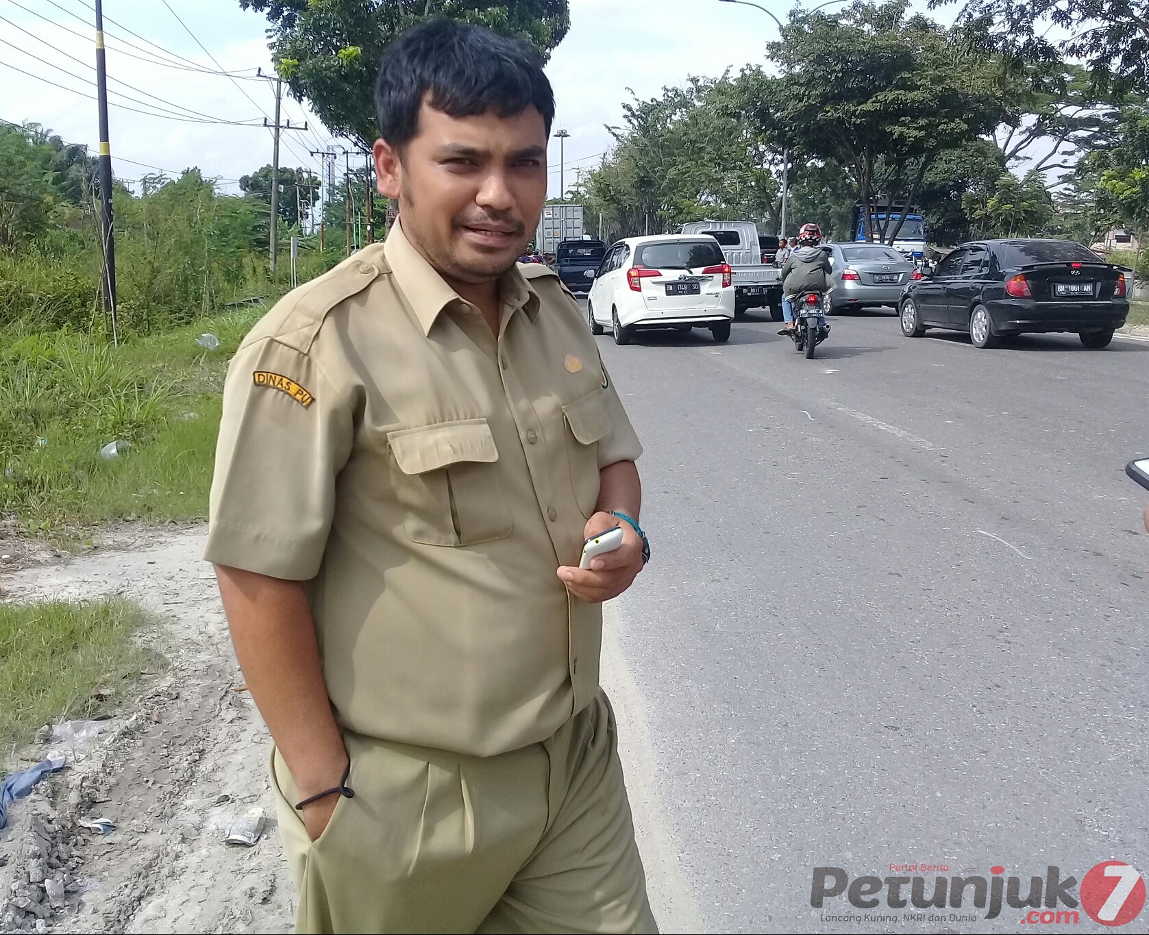 UPT Wilayah II PUPR  Riau Survei dan Data Kerusakan Jalan Skala Kecil di S.Amin
