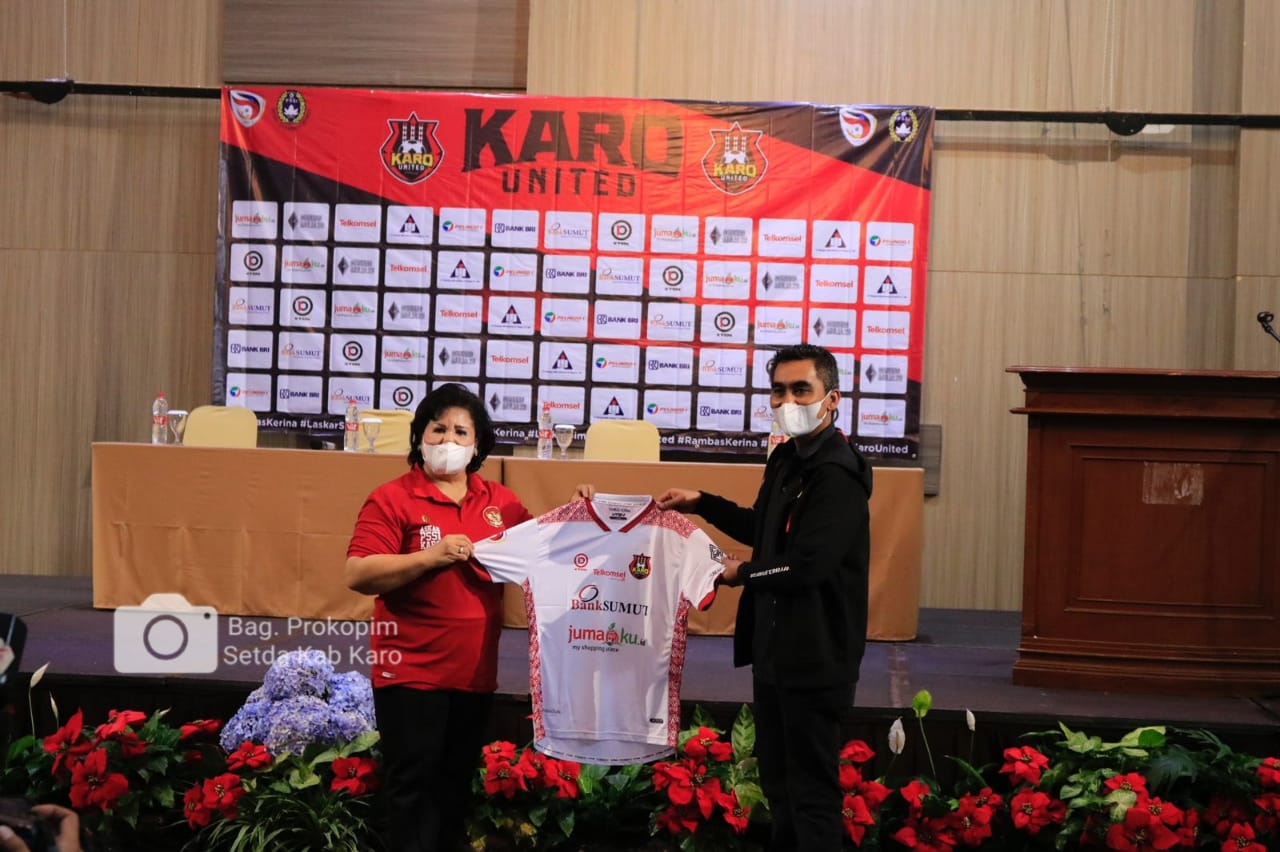 Bupati Karo Cory S Sebayang Gelar Launching Karo United 